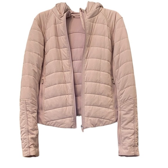 Lululemon Push Your Pace Jacket Porcelain Pink size 6 - Picture 9 of 13